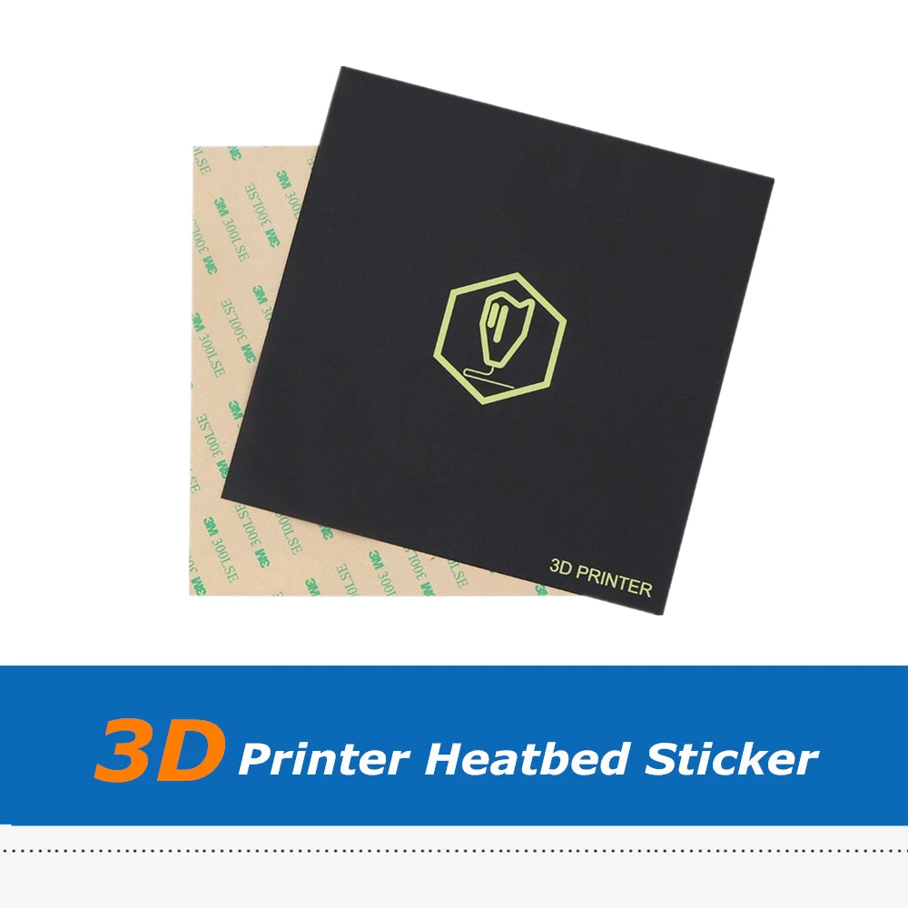 2pcs/lot 170*170mm 300*300mm Heat Bed Sticker Hotbed Platform Sheet With 3M Tape For CR-10 Lulzbot Taz6 Mini 3D Printer | Компьютеры и