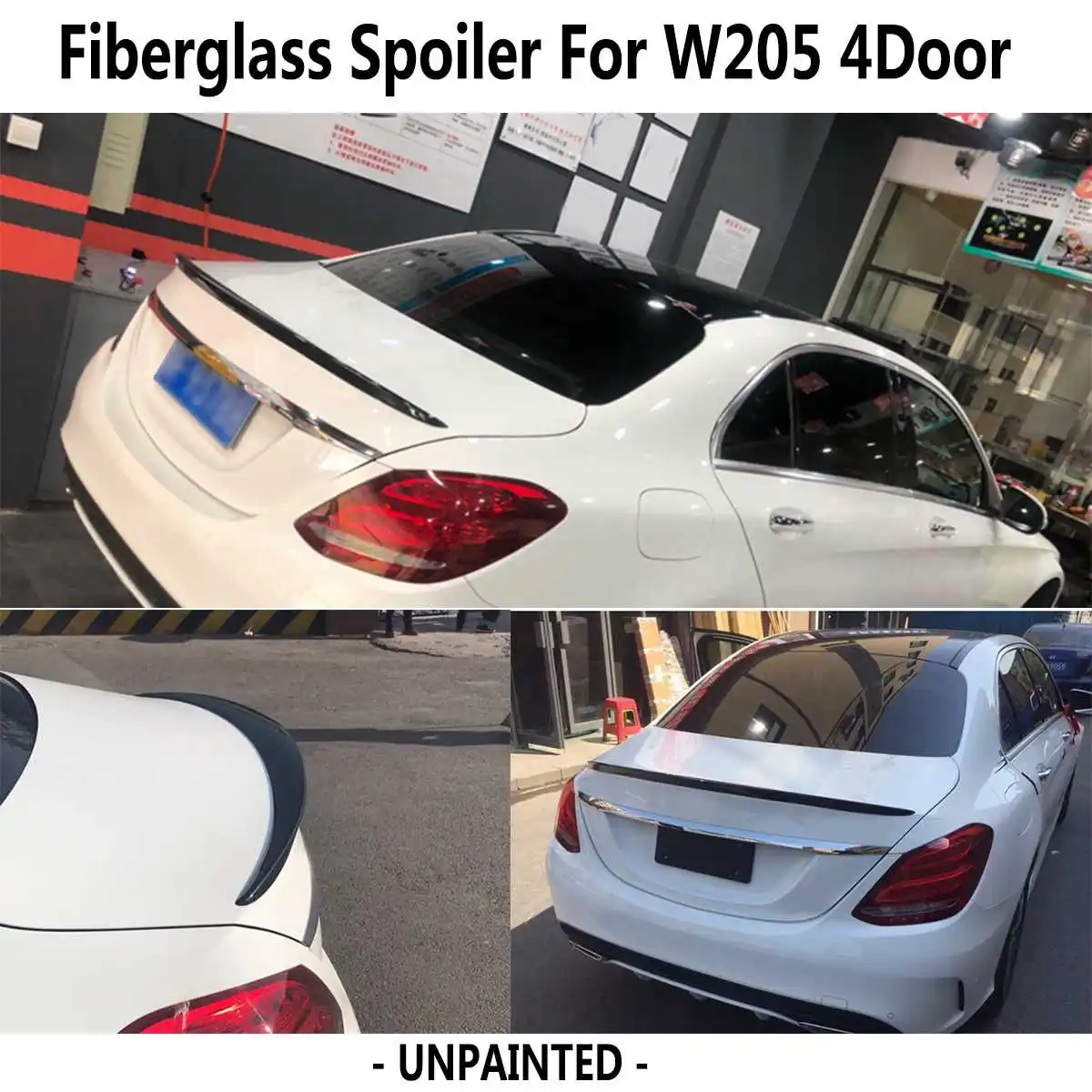 самый дешевый На заднее отделение кузова Boot Lip ABS Материал наружный
задний спойлер Спортивная накладка Крышка для Mercedes-Benz C Class
W205 онлайн
