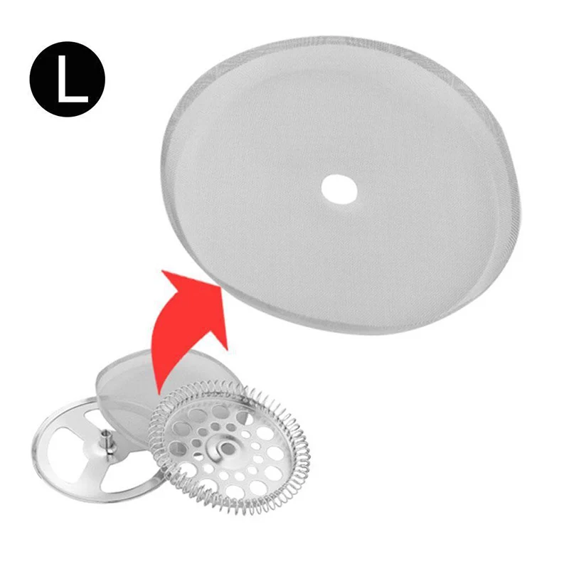

Reusable Coffee Filter Metal Mesh Filter Replacement Parts For Press Coffee Tea Maker