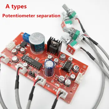

LM1036 tone + NE5532 Preamp amplifier board With treble, bass ,balance, volume adjustment Single-supply operation DC 12-24V