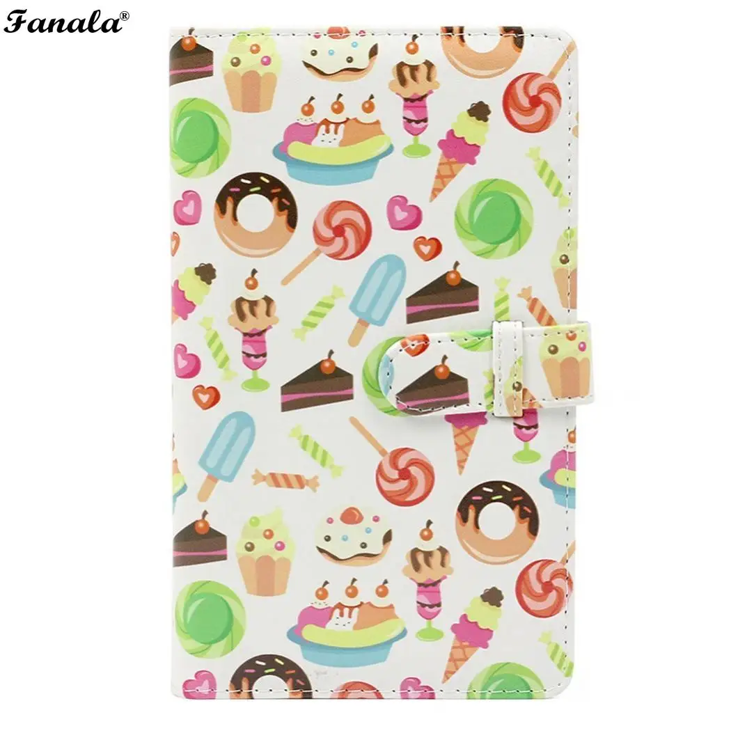 

96 Pockets PU Leather Photos Album Instant Picture Mini Film Square As Photo 3 Photos Per Page