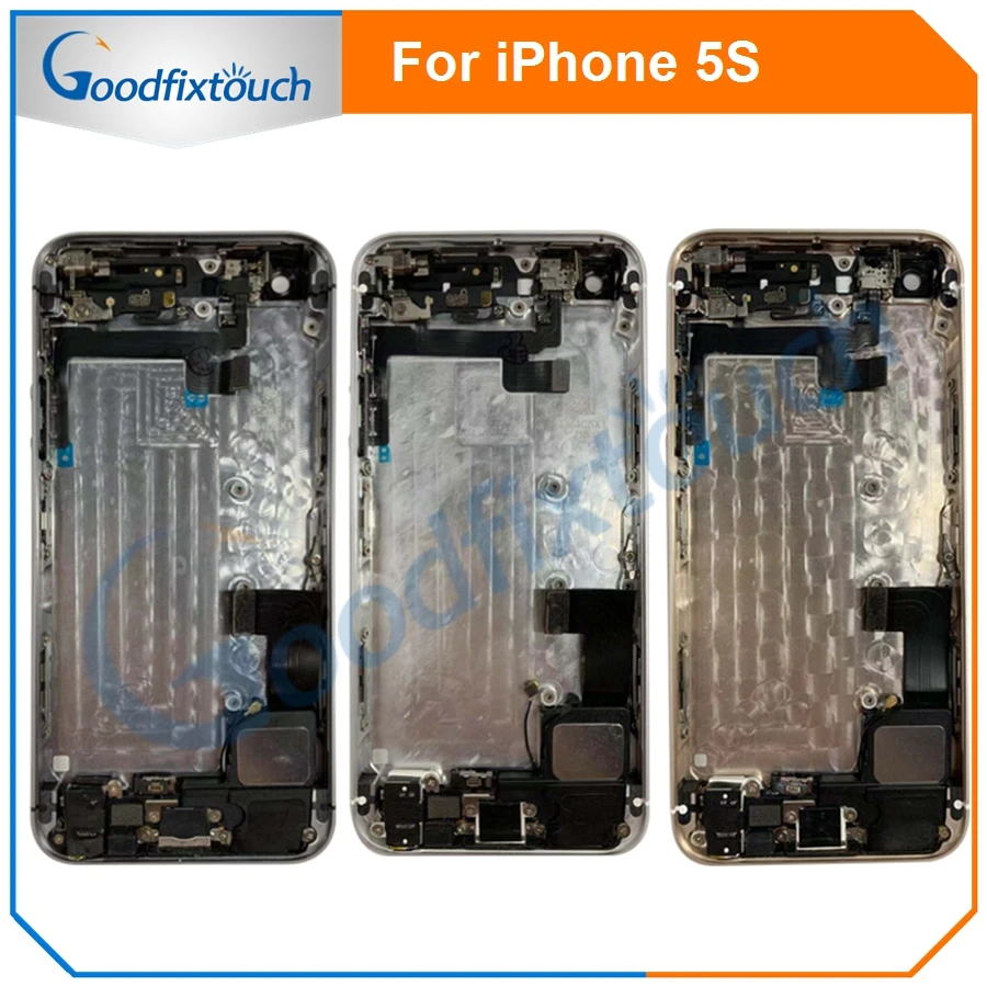 Задняя крышка для iPhone задняя аккумулятора в сборе корпус батареи с гибким