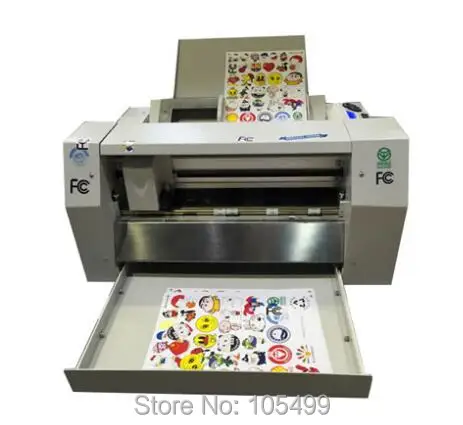 

A3+ Digital Label Cutting Machine for Paper Sticker High precision cardboard paper fully automatic die cutter machine
