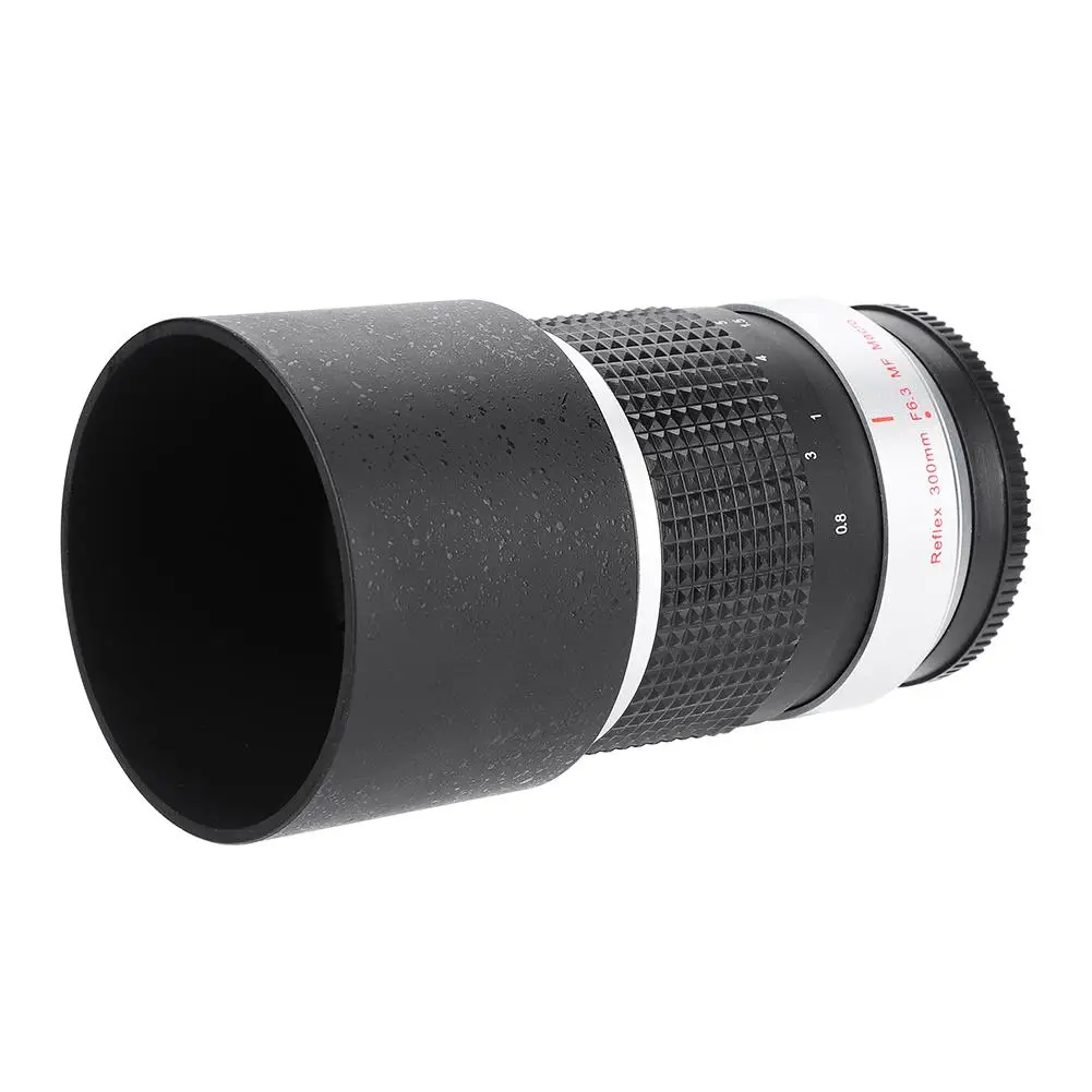300 мм f6.3 APS C телеобъективы зеркальные линзы для Sony E M4/3|Объективы фотоаппаратов| |