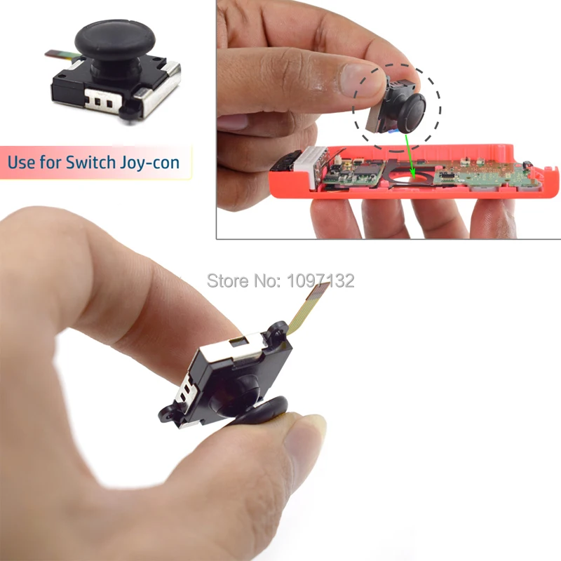 3D аналоговый Thumb Stick для nintendo Switch NS Joy Con датчик джойстика модуль ремонтный инструмент для Zend Swith JoyCon Замена