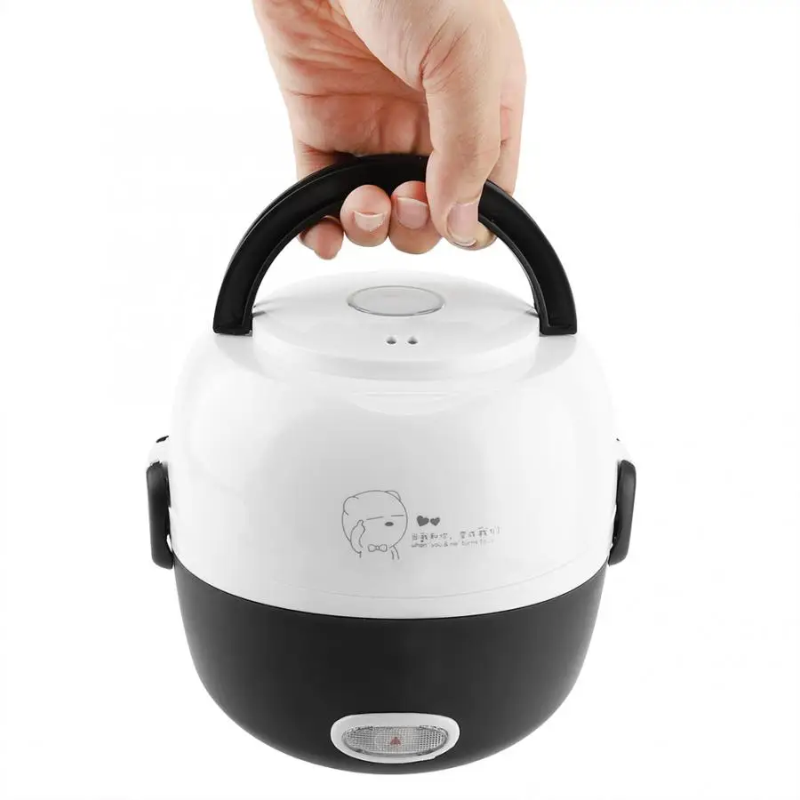 

220V 1.1-1.2L MINI Rice Cooker Thermal Heating Electric Lunch Box Food Steamer Cooking Container Meal Lunchbox Warmer