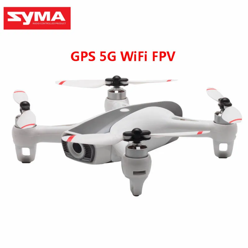 

2018 New Syma W1 GPS 5G WiFi FPV with 1080P HD Adjustable Camera Following Gestures RC Drone Quadcopter RTF Christmas Gift