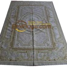 Античный Французский Aubusson Подушка ковер ручной работы Настенный декор прямоугольный ковер турецкие ковры