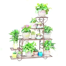 Dekarosyon Decorer Balcon Scaffali In Metallo A Ripiani Decoration Decor Iron Balcone Flower Balkon Stand Balcony Plant Shelf