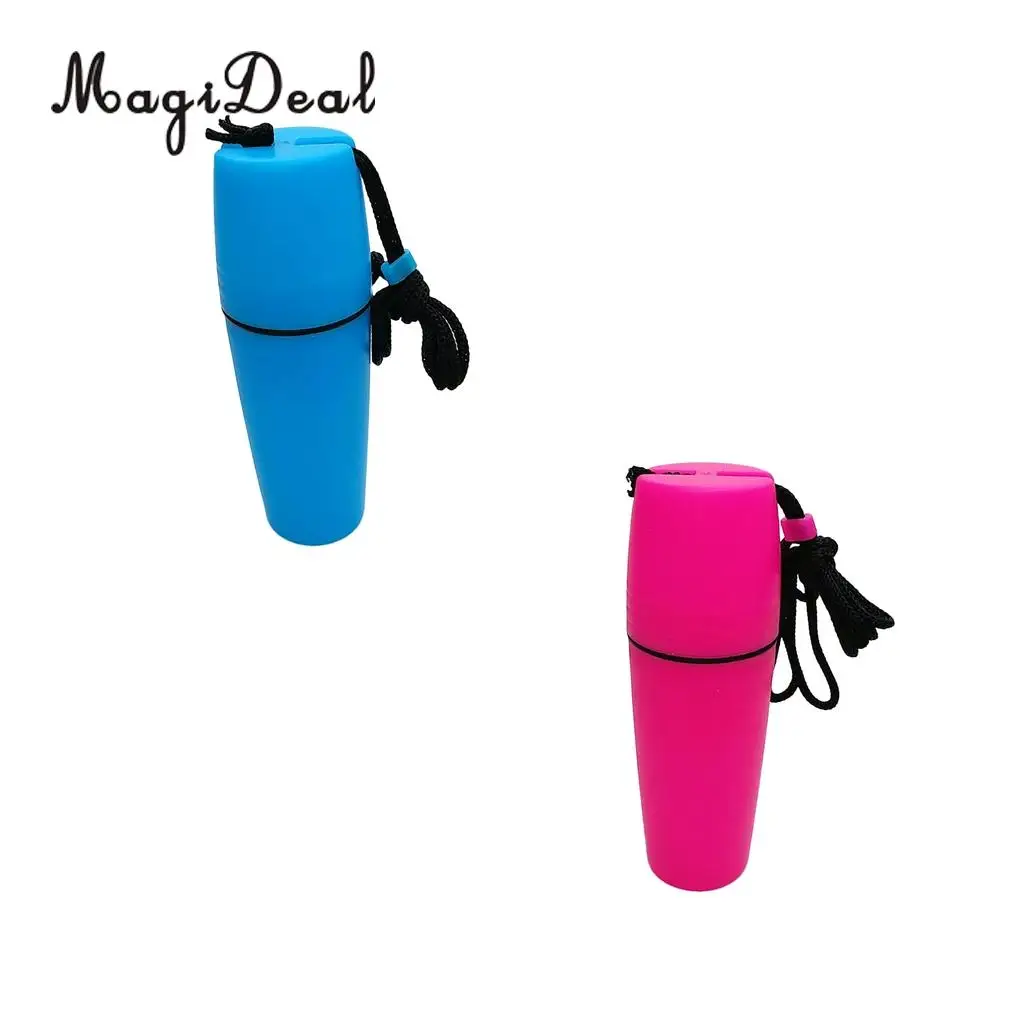 MagiDeal 2Pcs Compact Plastic Waterproof Dry Container Bottle Holder