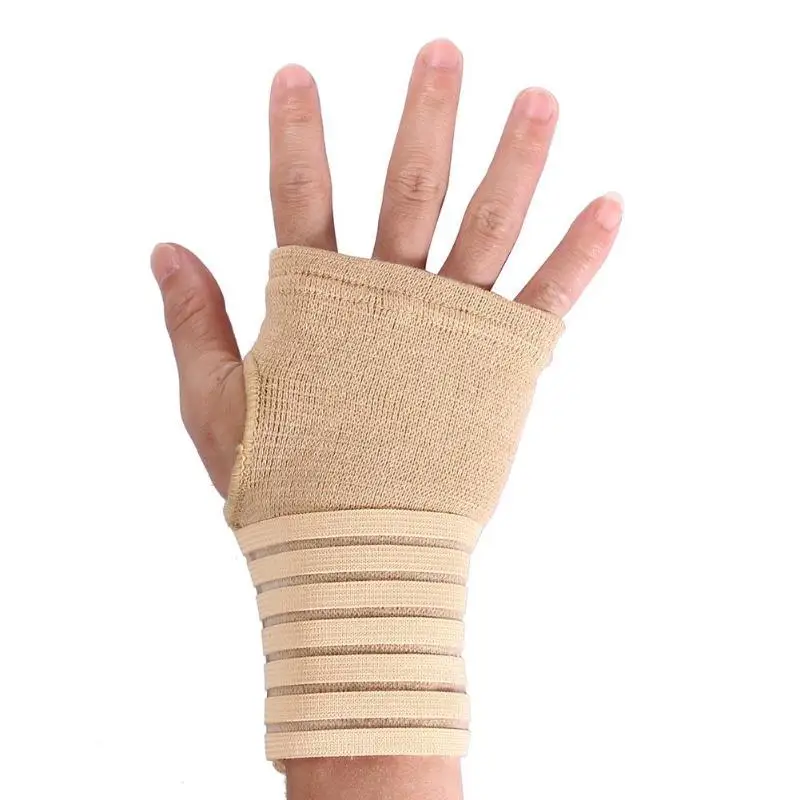 

Sport Bandage Protection Training Guard Wrap Hand Elastic Knitted Fabric Palm Wrap Hand Brace Support Wrist Sleeve Band Guard