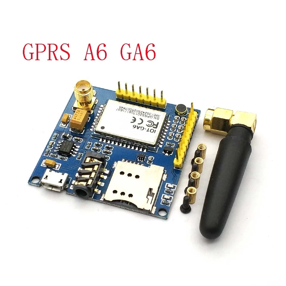 GPRS Pro Serial A6 GPRS GSM Module Core DIY Developemnt Board Replace SIM900 S