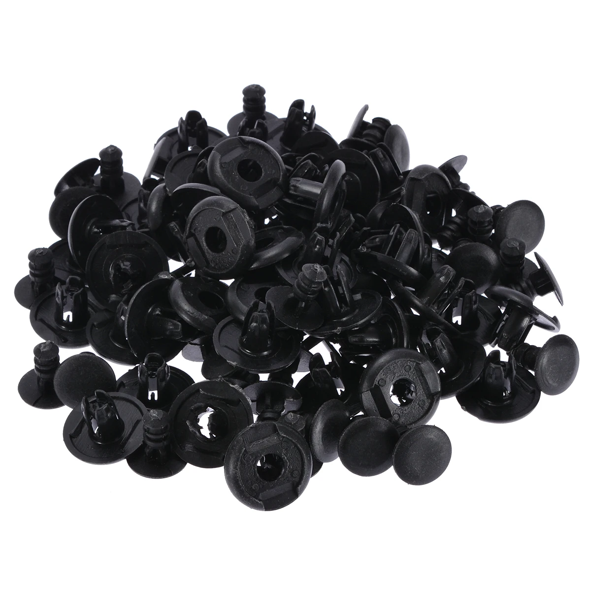 

MAYITR 50Pcs/Set Push Type Retainer Clip Car Bumper Fender Clips Buckle for Suzuki Grand Vitara SX4 Swift X-90 XL-7 Black