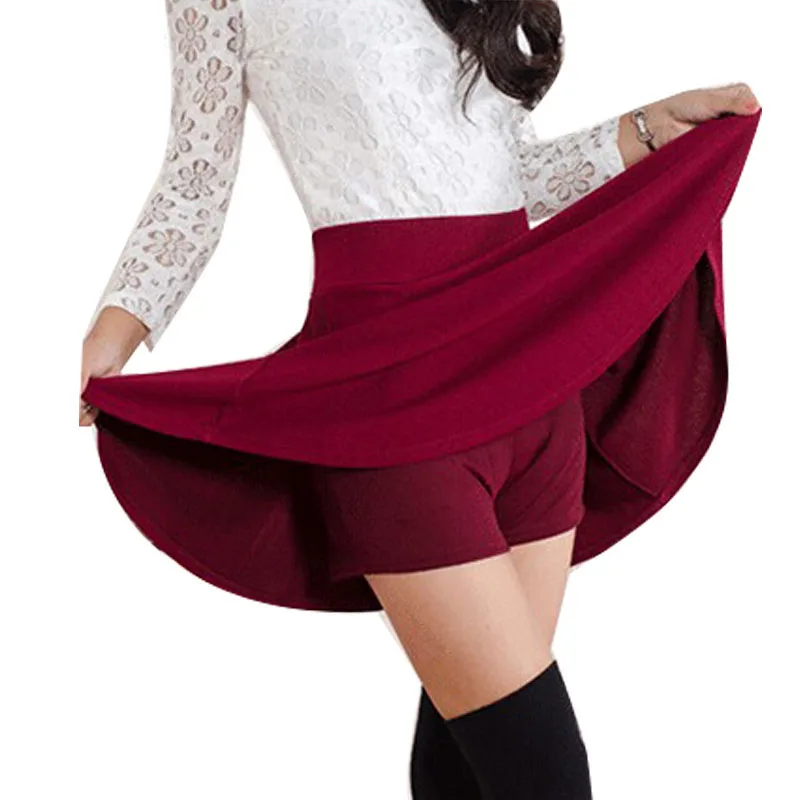 Danjeaner Корейская версия юбки Safty короткие женские юбки однотонная мини модная плиссированная юбка с высокой талией повседневная одежда