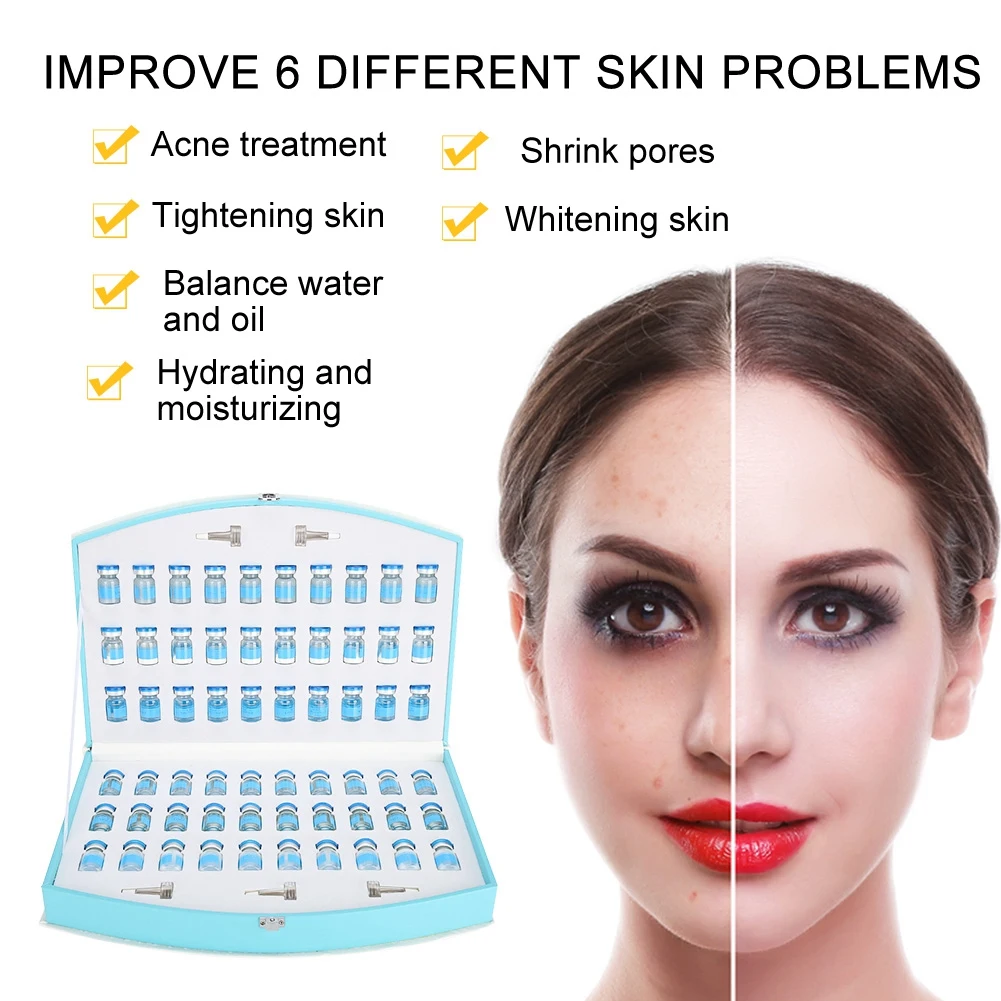 

Face Skin Care Essence + Powder Set Cooperate with Ultra-micro Bubble Water Oxygen Skin Spa Machine