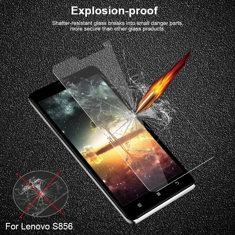 Закаленное стекло для Lenovo P70 S60 S850 S856 S860 S939 S960 Z90 Передняя пленка Защитное Vibe X2