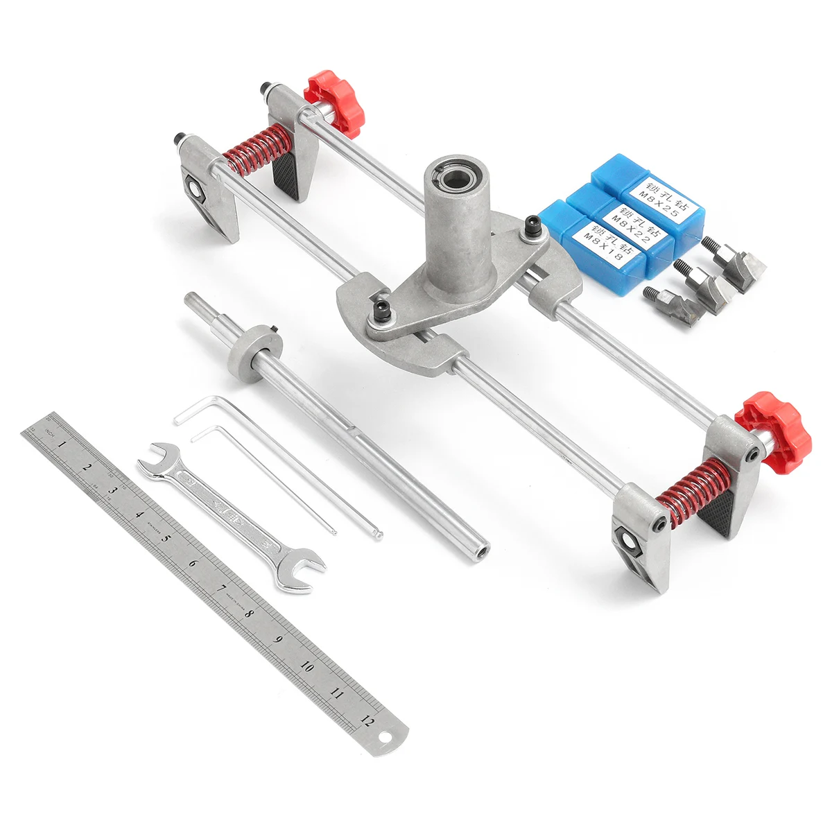 Новинка 8 шт. приспособление для дверной рамы зажимной станок DBB Key JIG1 с 3 резаками