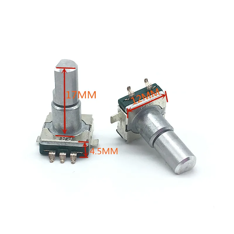 5 шт./лот переключатель энкодера EC11 с нажимным переключателем 30 положение 5pin SMD Тип Длина ручки 17 мм Половина вала