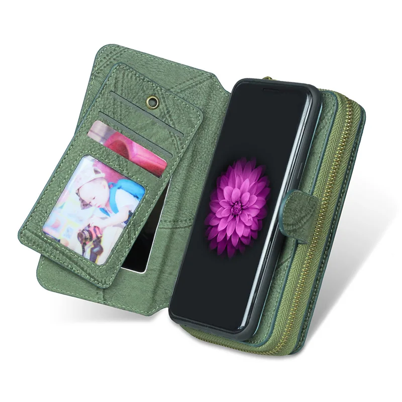 

MEGSHI Fashion luxury high-end multifunctional For S10 Plus case portable wallet flip bracket case of magnetic phone case