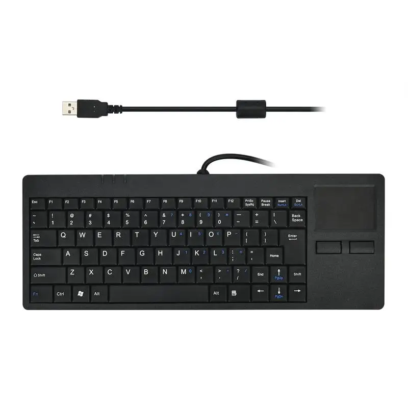 

Mc-818 Multi-Function 88-Key Built-In Mouse Left Right Buttons Keyboard Wired Touch Pad Keyboard