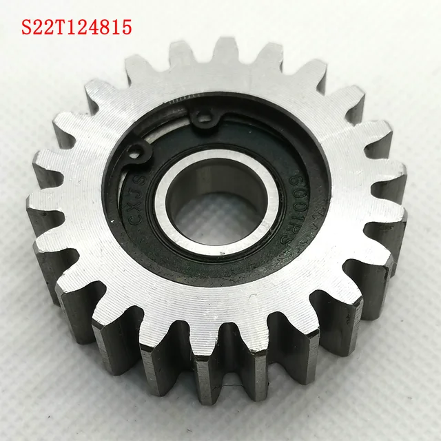 Steel 22 teeth 48mm electrical motor bicycle wheel spur gear set 12mm