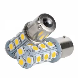 1156 BA15S P21W 5050 SMD СВЕТОДИОДНЫЙ мягкие белые Авто RV трейлер фонари, лампы