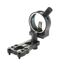 Broca de fibra de visão, totalmente montada cnc usinada para caça ao alvo tp1550 5 pinos com luz e fibra 0.029 ferramenta,