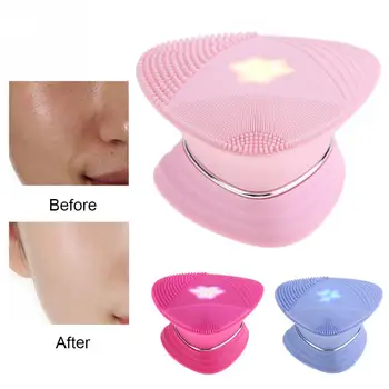 

Face Cleaning Wirless Silicone Instrument Brush Washing Machine Exfoliating Face Massager Silicone Cleansing Tools