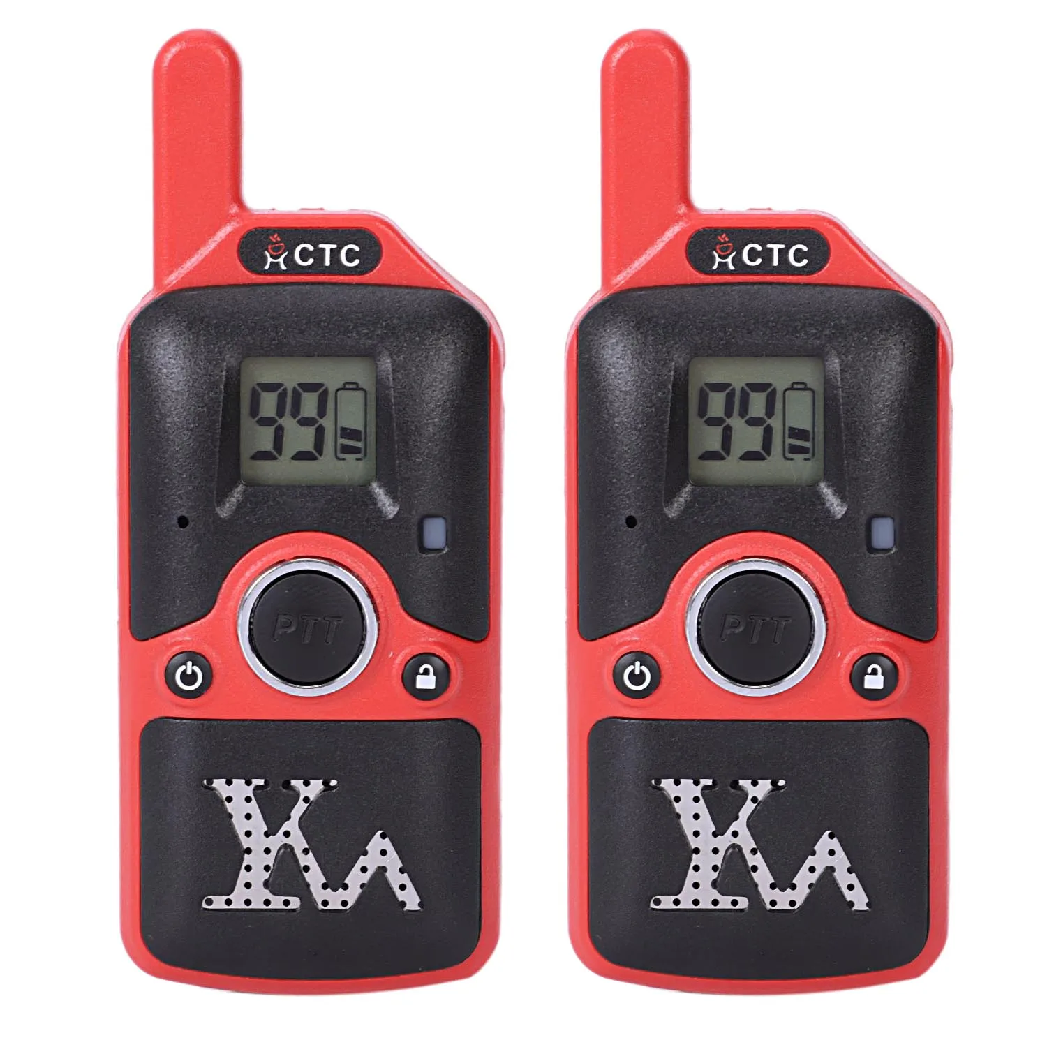 

Carter Cool 2Pcs Dh-U8 Mini Walkie Talkie Kids Children Radio 1.5W 400-480Mhz Free Frequency 99 Channel