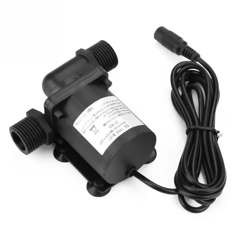 

JT-800D-12 Mini DC Brushless Water Pump for Small Fish Pond 12V Flow 800L/H Low Noise Aquarium Fountain Mini Water Pump Hot Sale