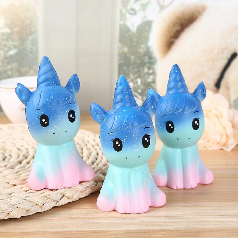 Novelty Anti Stress Kawaii Unicorn Style Board Game Toy Soft Foam Doll For Girls Animal Toy Collectibles For Baby Toys Kids Gift