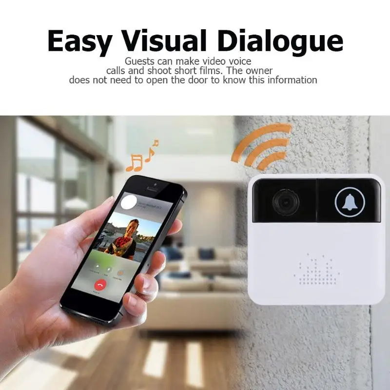 

IDS1 Smart Wireless WiFi Doorbell 720P Camera Visual Intercom Door Phone