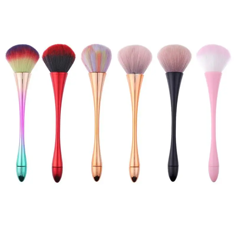 

1PC Soft Nail Art Brush Dust Cleaner UV Gel Powder Brush Nails Cleaning Tools Nails Cleaning Brush Cosmetic Powder Brushes
