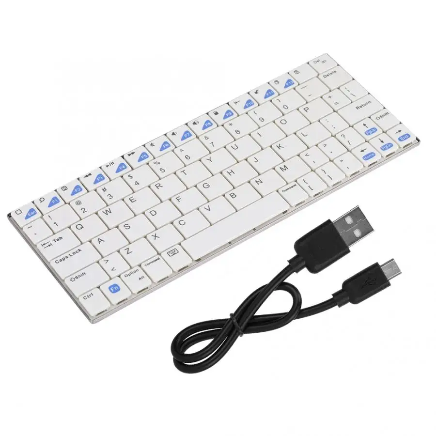 keyboard wireless Mini Universal Metal Ultra-thin 68 Keys Bluetooth Wireless Keyboard  mini keyboard