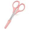 New Curved Multifunctional Eyebrow Trimmer Scissors Curved Stainless Steel Scissors Eyebrow Beauty Makeup Tool with Sharp Head 1