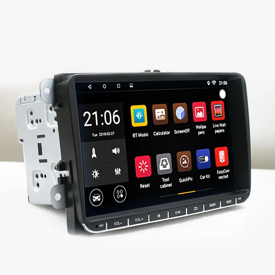 

2DIN 9" Touch Screen Android 8.1 Octa-Core 4GB RAM 32GB ROM Car Stereo Radio GPS Wifi BT DAB Mirror Link OBD RDS with Canbus Box
