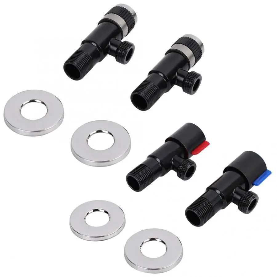 Нержавеющая сталь ванная комната Кухонный Кран угловой клапан воды запорный клапан электрический магнитный клапан