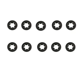 

10 Piece ( 10 PCS ) Quicklock Starlock 4mm ( M4 ) Speed Lock Washer Star Lock Locking Washer Fastener Hardware Gasket