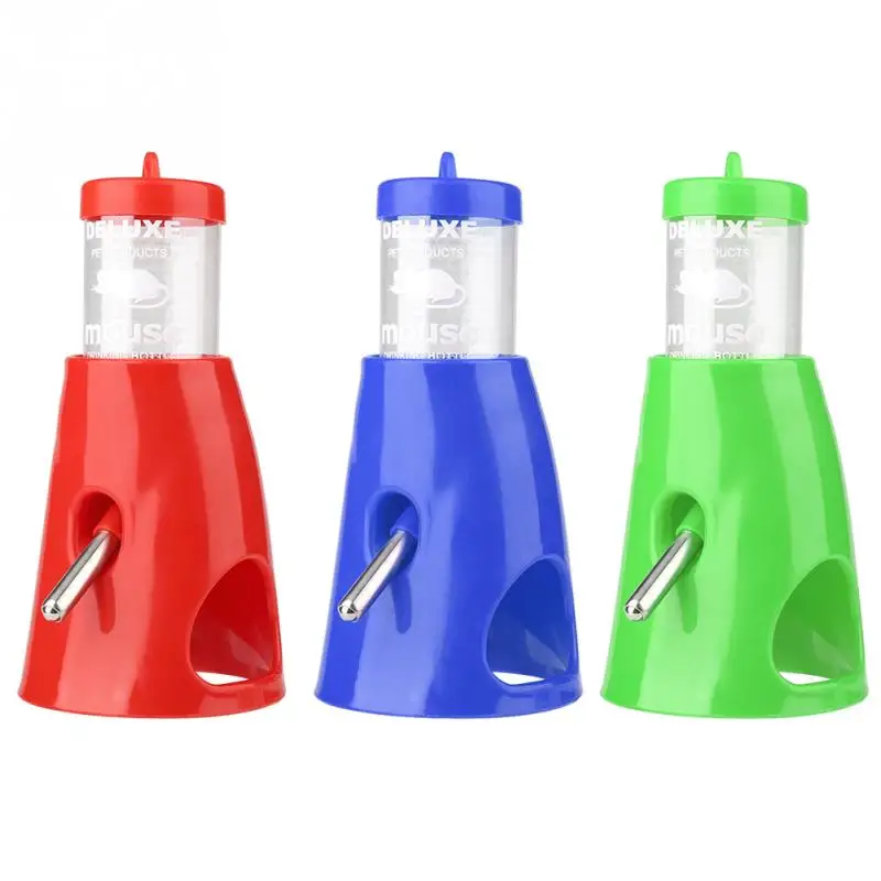 

2 In 1 80ML No Drip Hamster Water Bottle Water Feeder for Hamster/Hedgehog/Sugar Glider/Rat/Mice Pet Supplies