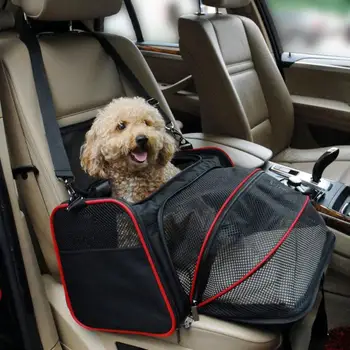 

Expandable Pet Carrier Dog Car Seat For Small Dogs Cats Soft Sided Crate Portable Kennel Car Travel Bag Carrier