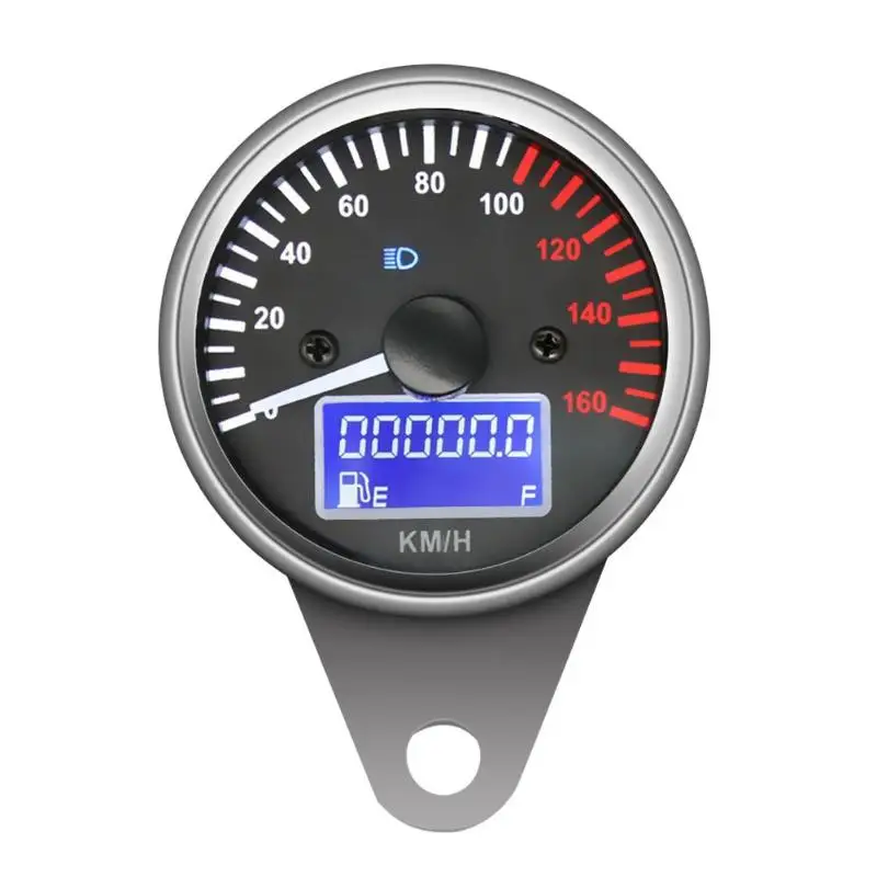 

12V Motorcycle Speedometer Backlight Digital Fuel Meter Odometer Gauge