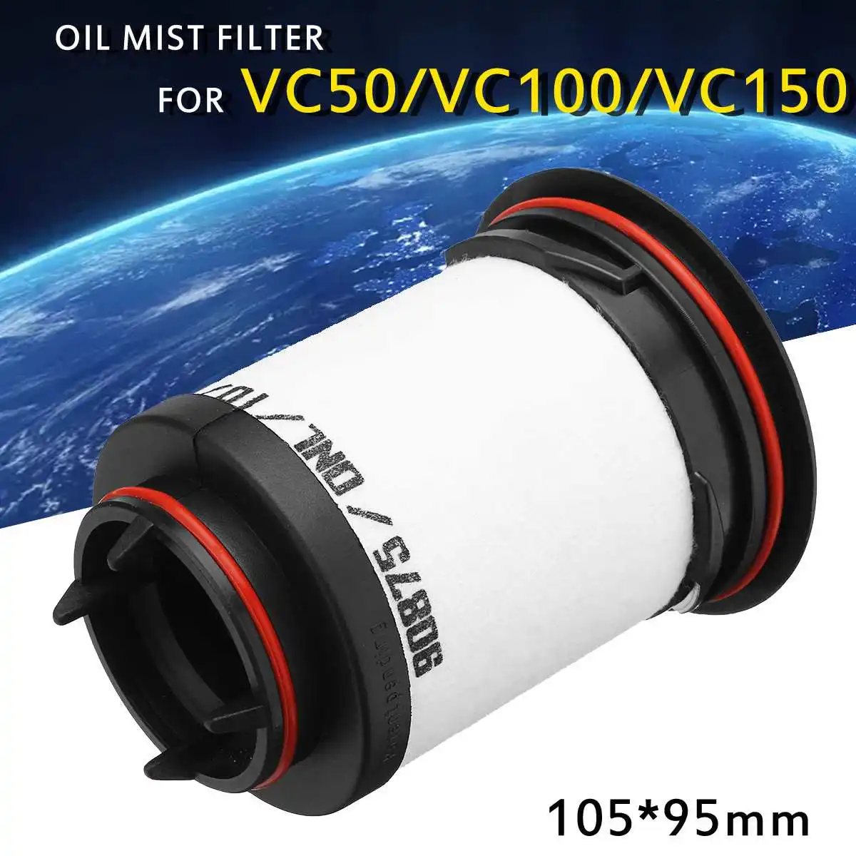 

105x95mm Oil Mist Filter 731468-0000 For Rietschle VC50/VC75/VC100/VC150 Vacuum Pump Power Tool Accessories Vacuum Pump Part New