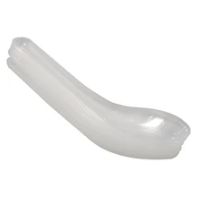 Домашние кухонные прозрачные пластиковые одноразовые суповые ложки 60 шт