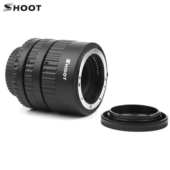 

SHOOT XT-365 Auto Focus AF Macro Extension Tube Adapter Ring Set 12/20/36mm for Nikon F-mount AF Len for Nikon D500/D610/D700/D4