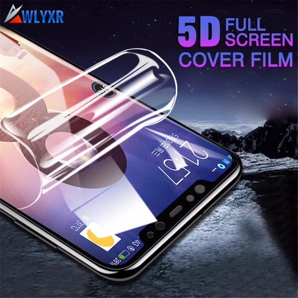 

5D Curved Soft Full Cover Hydrogel Screen Protector For Xiaomi Redmi 4X S2 5A 5 6 NOTE 5 6 Pro Protector Film For Poco F1 Film
