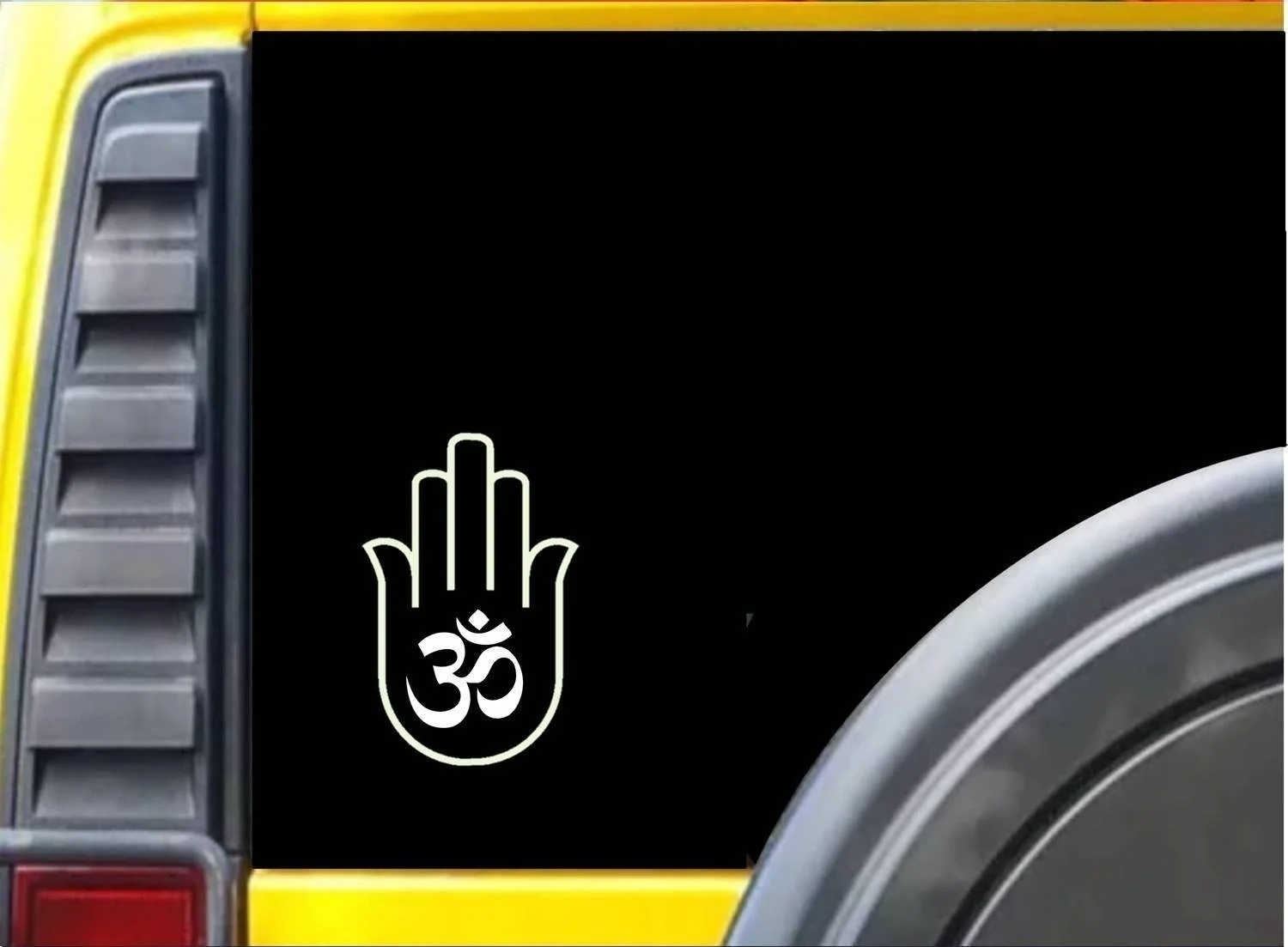 Yoga Mandala Hand 6 inch Sticker decal aum hindu window | Игрушки и хобби