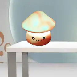 Прекрасный гриб в светодиодный форме светодиодный ночник вечерние Декор лампа ребенок подарок игрушка случайный