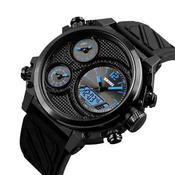 SKMEI Sports Men Watches 5 Time Alarm Chrono EL Light Fashion Wristwatches 50M Waterproof Week Date Watch Relogio Masculino 1359
SKMEI Sports Men Watches 5 Time Alarm Chrono EL Light Fashion Wristwatches 50M Waterproof Week Date Watch Relogio Masculino 1359
