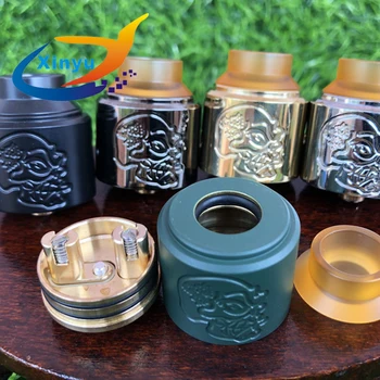 

skull rda and pandora viper mod 18650 20700 21700 battery brass material 27.5mm Vapor Vaporizer Mechanical Mod vs Twistgyre MOD