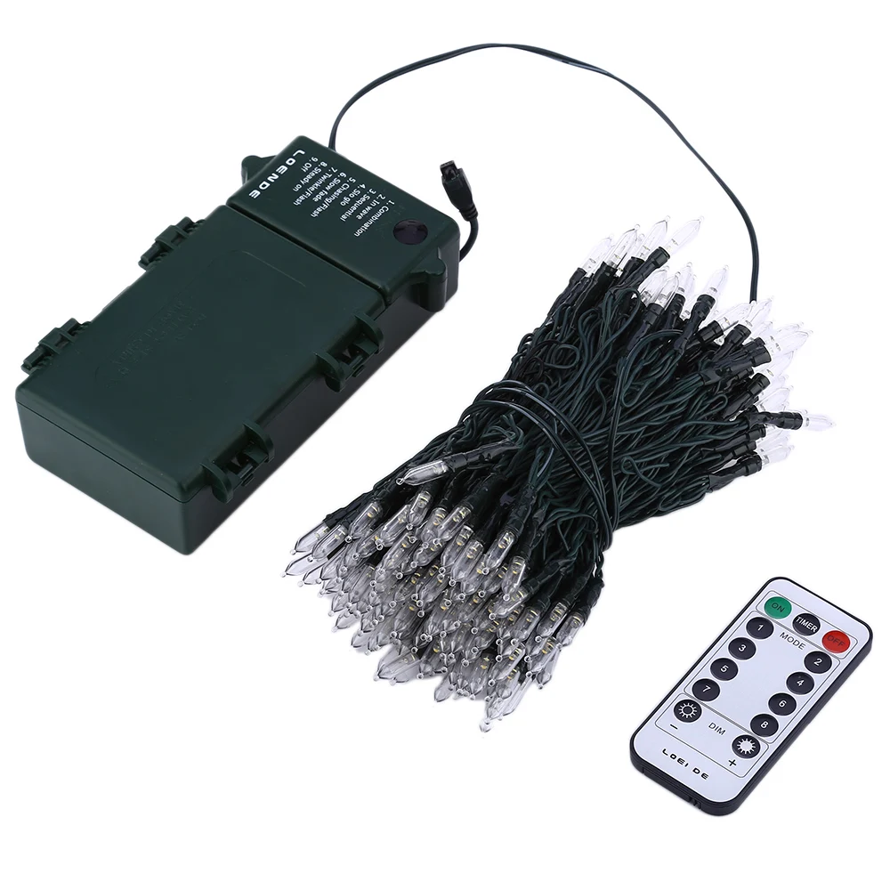 

Loende Battery Powered 8 Modes 200 LEDs String Light Waterproof Outdoor Decorative Lamp with Remote Control
